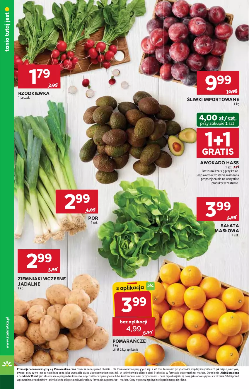 Gazetka promocyjna Stokrotka - Supermarket - ważna 20.03 do 26.03.2025 - strona 8 - produkty: Gra, HP, Masło, Pomarańcze, Por, Rzodkiewka, Sałat, Sałata masłowa, Ziemniaki