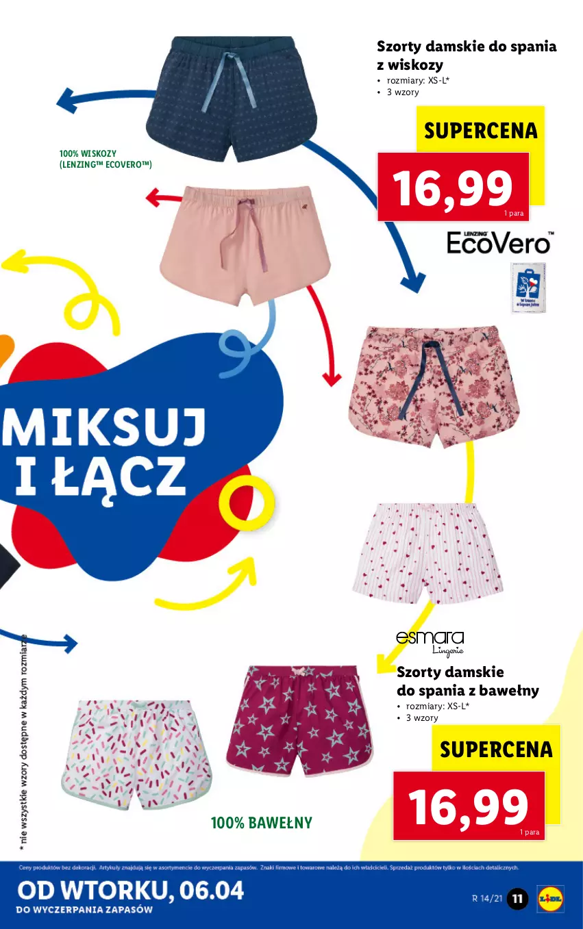 Gazetka promocyjna Lidl - GAZETKA - ważna 06.04 do 10.04.2021 - strona 11 - produkty: Szorty