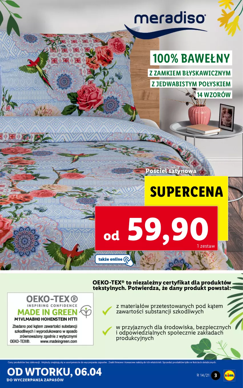 Gazetka promocyjna Lidl - GAZETKA - ważna 06.04 do 10.04.2021 - strona 3 - produkty: Piec, Pościel