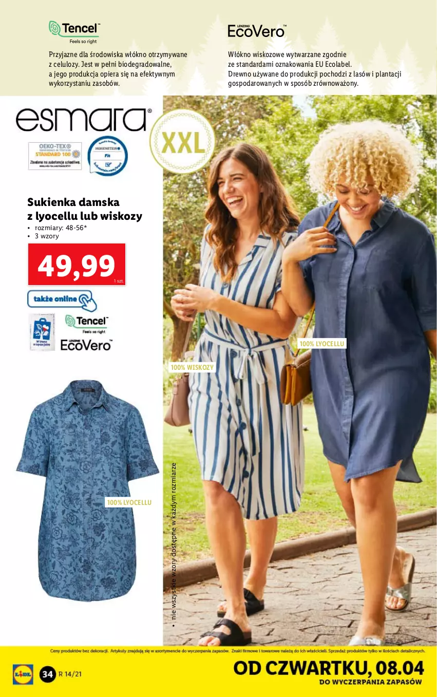 Gazetka promocyjna Lidl - GAZETKA - ważna 06.04 do 10.04.2021 - strona 34 - produkty: Gra, Sukienka