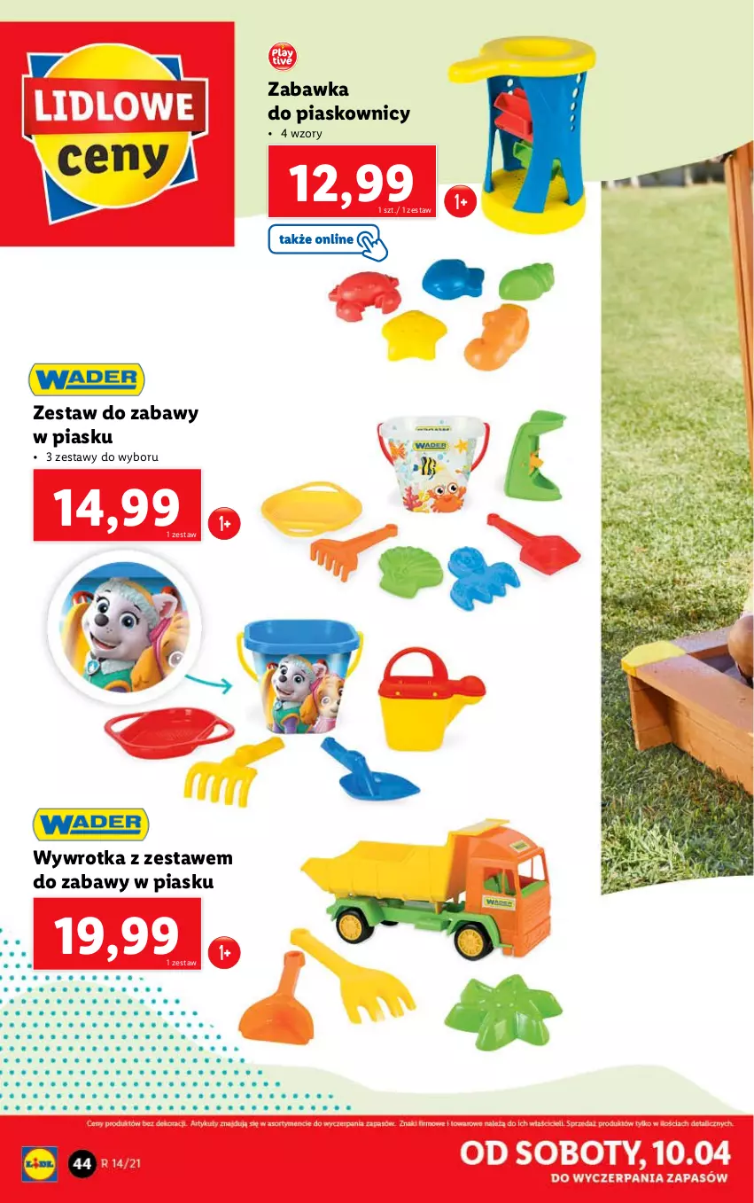 Gazetka promocyjna Lidl - GAZETKA - ważna 06.04 do 10.04.2021 - strona 44 - produkty: Wywrotka, Zabawka