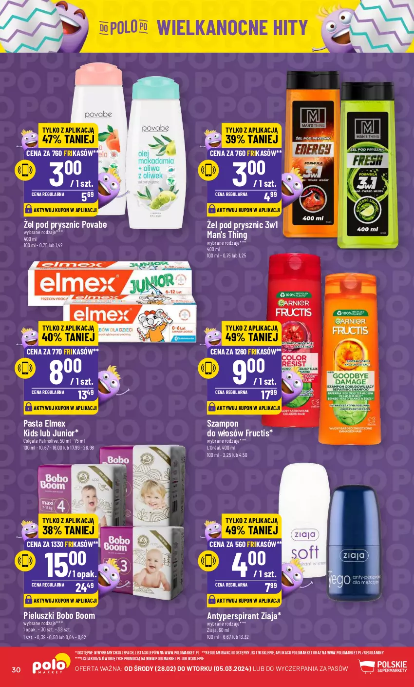 Gazetka promocyjna PoloMarket - Gazetka pomocyjna - ważna 28.02 do 05.03.2024 - strona 30 - produkty: Antyperspirant, Colgate, Elmex, Fructis, L’Oréal, LG, Palmolive, Szampon, Ziaja