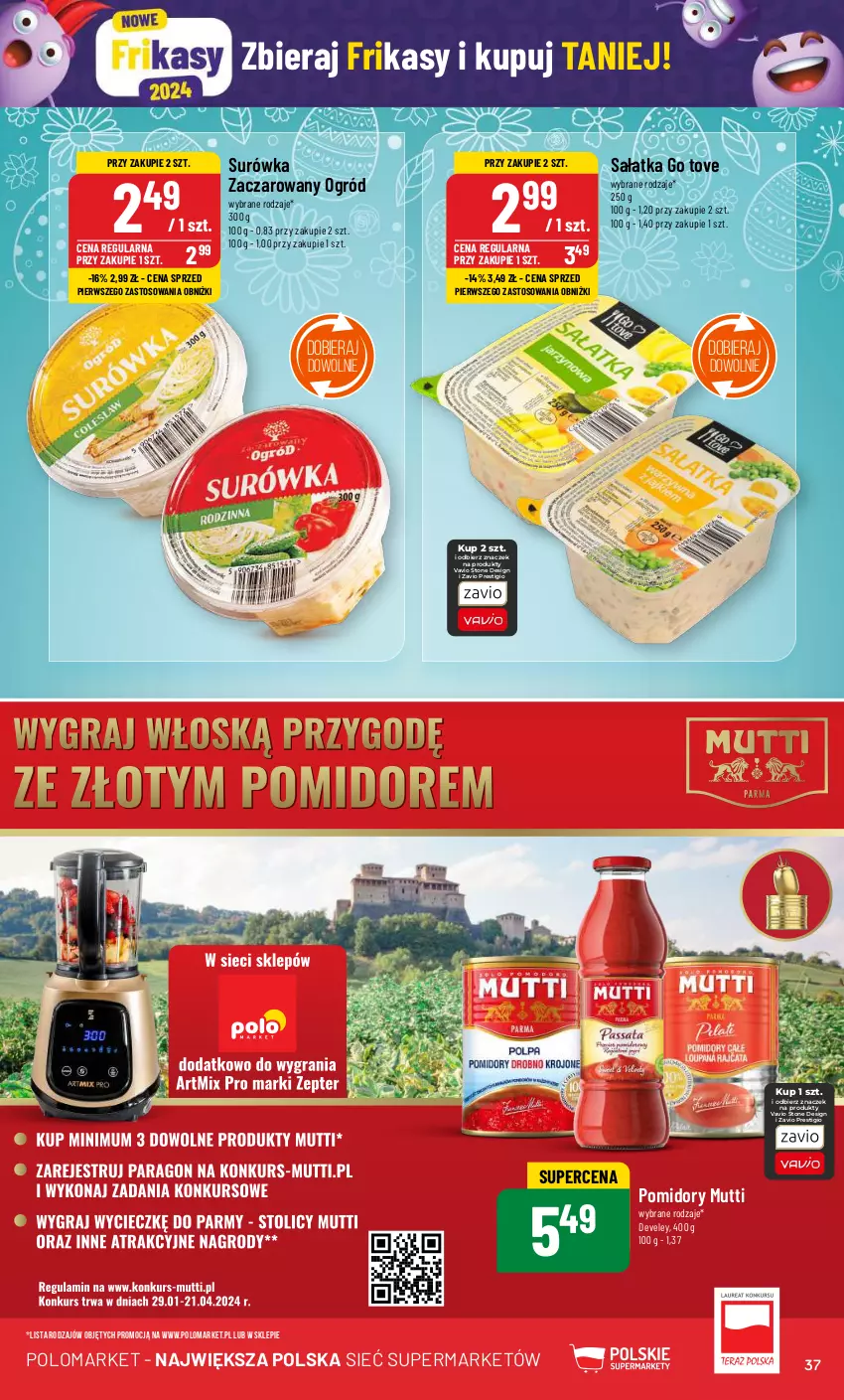 Gazetka promocyjna PoloMarket - Gazetka pomocyjna - ważna 28.02 do 05.03.2024 - strona 37 - produkty: Ogród, Pomidory, Sałat, Sałatka, Surówka