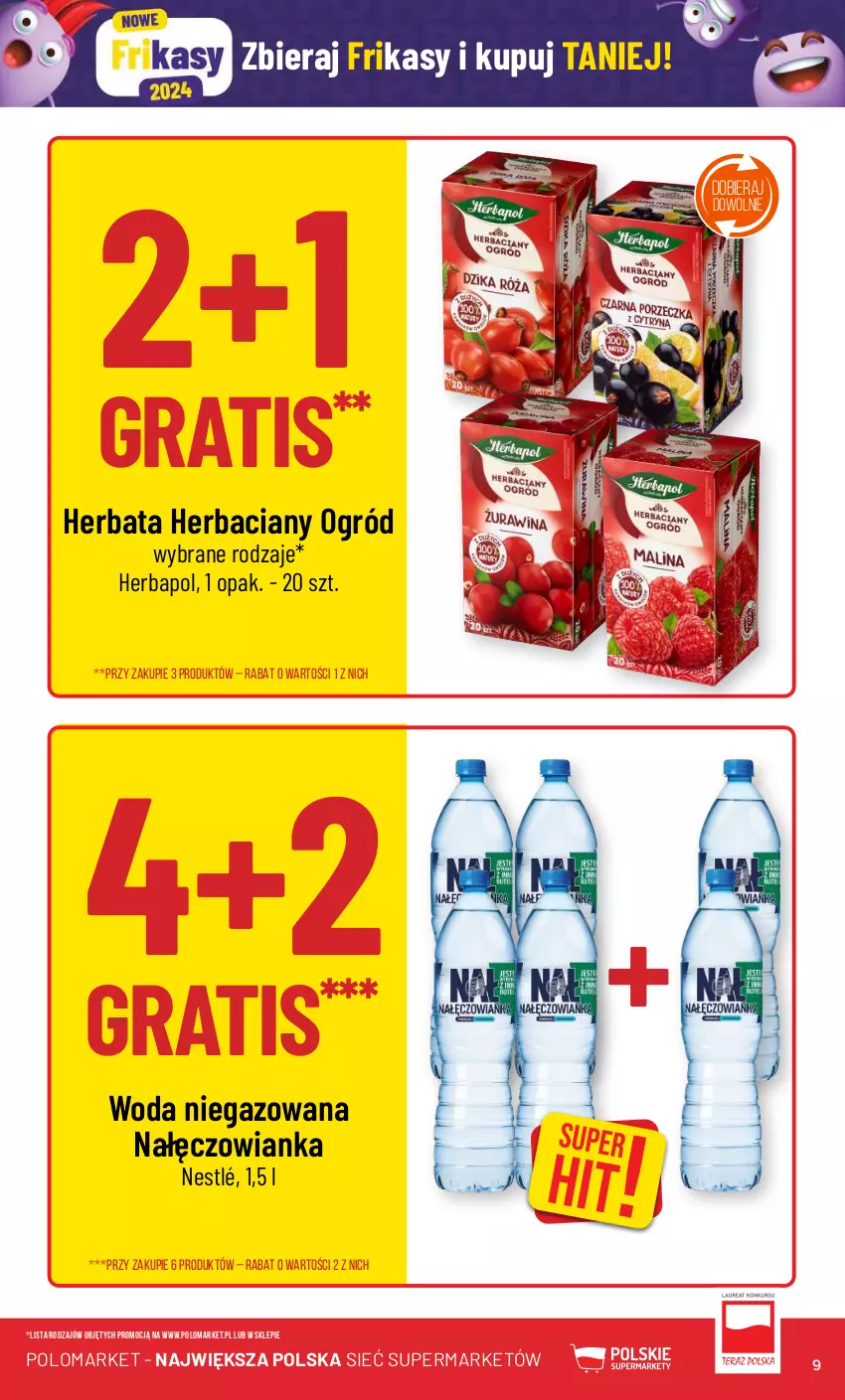 Gazetka promocyjna PoloMarket - Gazetka pomocyjna - ważna 28.02 do 05.03.2024 - strona 9 - produkty: Gra, Herbapol, Herbata, Nałęczowianka, Nestlé, Ogród, Woda, Woda niegazowana