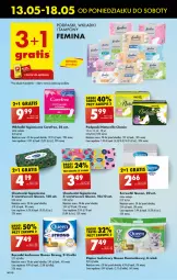 Gazetka promocyjna Biedronka - Od poniedzialku - Gazetka - ważna od 18.05 do 18.05.2024 - strona 50 - produkty: Naturell, Ser, Rum, Gra, Papier, Kije, Serwetki, Tampony, Papier toaletowy, Ręcznik, Rolki, Chusteczki, Podpaski, Carefree, Wkładki, Naturella, Fa