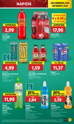 Gazetka promocyjna Lidl - GAZETKA - Gazetka - ważna od 23.11 do 23.11.2024 - strona 41 - produkty: Dawtona, Sok, Pur, Gin, Napój energetyczny, Kawa, Coca-Cola, Napoje, Pepsi, Oranżada, Napój izotoniczny, Oshee, Mango, Napój, Grejpfrut, Fa