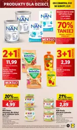 Gazetka promocyjna Lidl - GAZETKA - Gazetka - ważna od 23.11 do 23.11.2024 - strona 49 - produkty: Deser owocowy, HiPP, Ser, Ryż, Mus, Gra, BoboVita, NAN Optipro, Owsianka, Dzieci, Deser, Nestlé