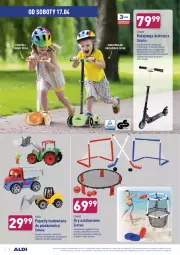 Gazetka promocyjna Aldi - Gazetka - ważna od 17.04 do 17.04.2021 - strona 6 - produkty: Sok, Gry, Wywrotka, Pojazd, Warka, Parka, Robot, Dzieci, Hulajnoga, Pojazdy budowlane