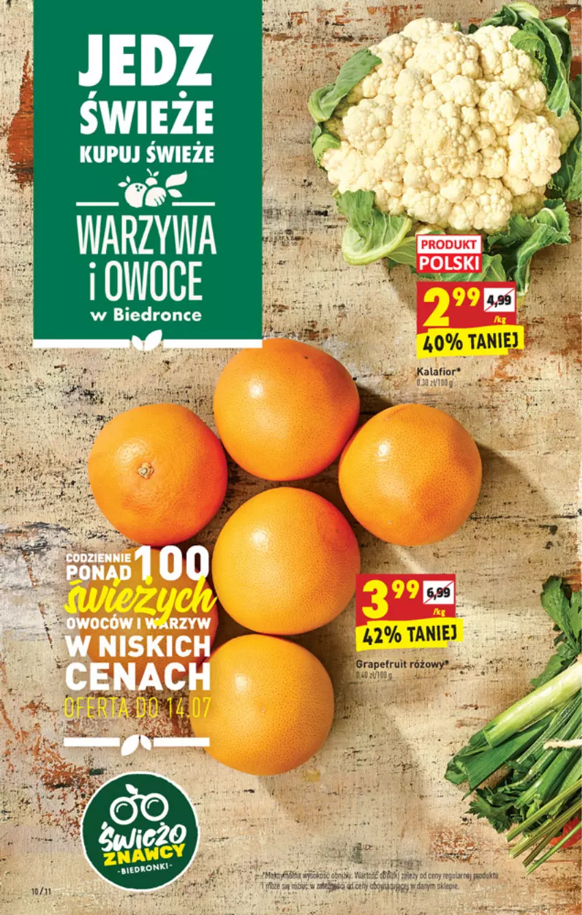 Gazetka promocyjna Biedronka - W tym tygodniu PK - ważna 12.07 do 17.07.2021 - strona 10 - produkty: Dron, Gra, Kalafior