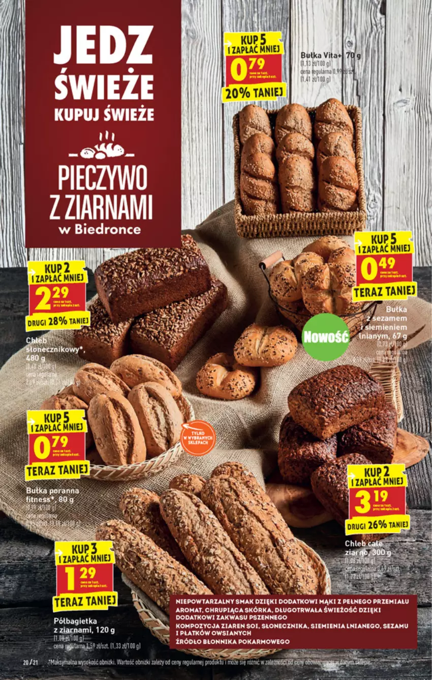 Gazetka promocyjna Biedronka - W tym tygodniu PK - ważna 12.07 do 17.07.2021 - strona 20 - produkty: Dron, Piec, Pieczywo, Sezam