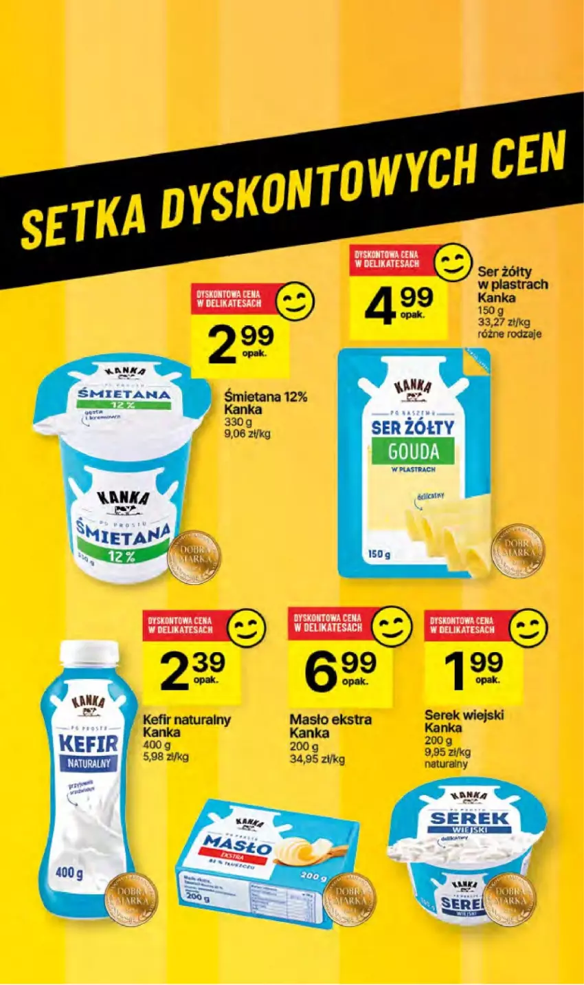 Gazetka promocyjna Delikatesy Centrum - NOWA GAZETKA Delikatesy Centrum od 29 sierpnia! 29.08-4.09.2024 - ważna 29.08 do 04.09.2024 - strona 40 - produkty: Kefir, Kefir naturalny, Masło, Ser