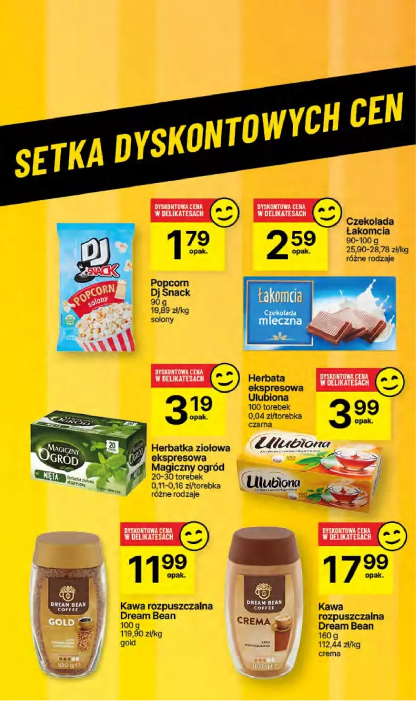 Gazetka promocyjna Delikatesy Centrum - NOWA GAZETKA Delikatesy Centrum od 29 sierpnia! 29.08-4.09.2024 - ważna 29.08 do 04.09.2024 - strona 50 - produkty: Czekolada, Herbata, Kawa, Kawa rozpuszczalna, Ogród, Popcorn, Torebka