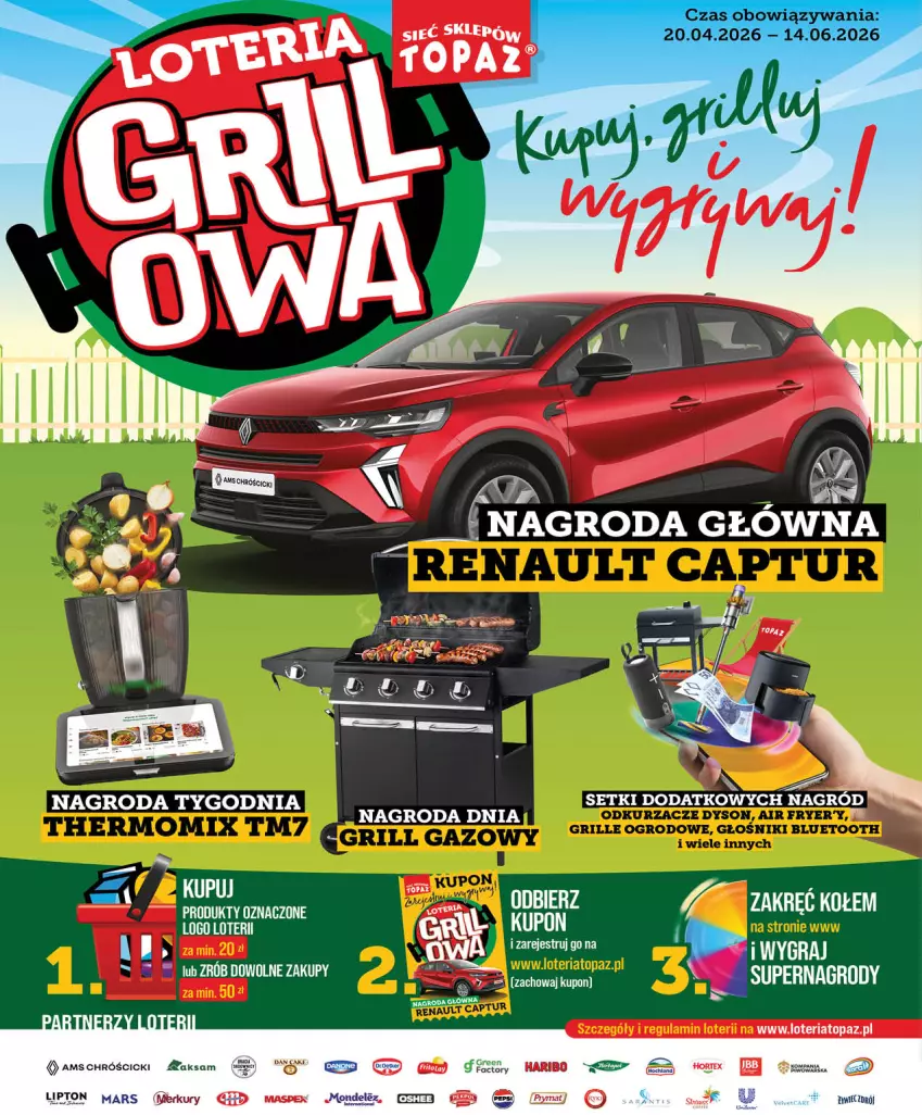 Gazetka promocyjna Topaz - Gazetka - ważna 03.06 do 10.06.2026 - strona 10 - produkty: Aksam, Haribo, Hortex, Lipton, Mars, Rum, Top
