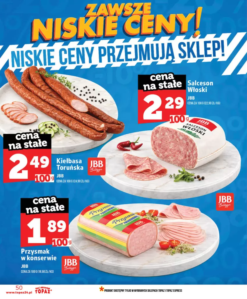 Gazetka promocyjna Topaz - Gazetka - ważna 03.06 do 10.06.2026 - strona 50 - produkty: Top