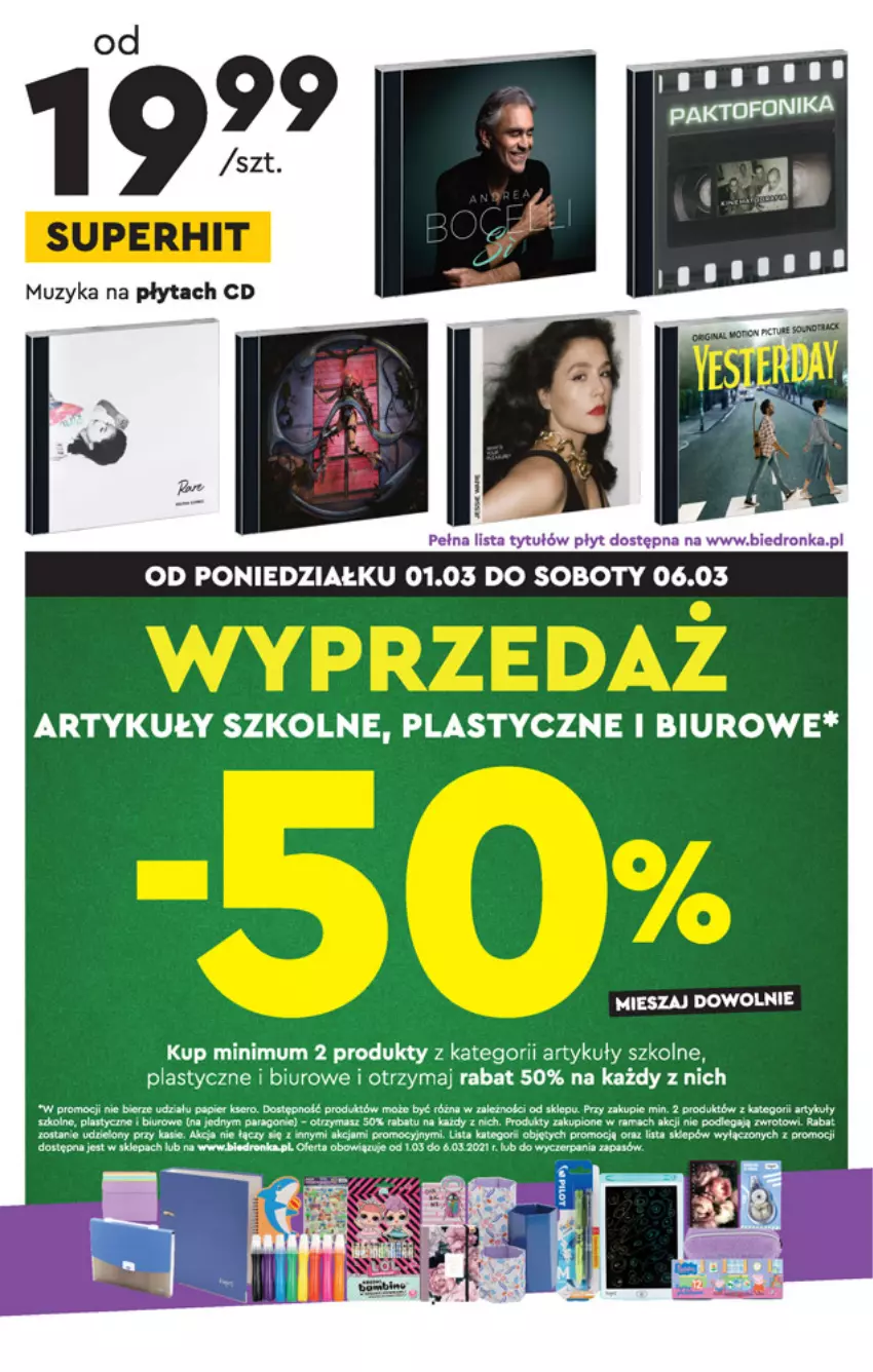 Gazetka promocyjna Biedronka - Okazje tygodnia - ważna 01.03 do 06.03.2021 - strona 15 - produkty: Biuro, Dron, Fa, Por, Rama