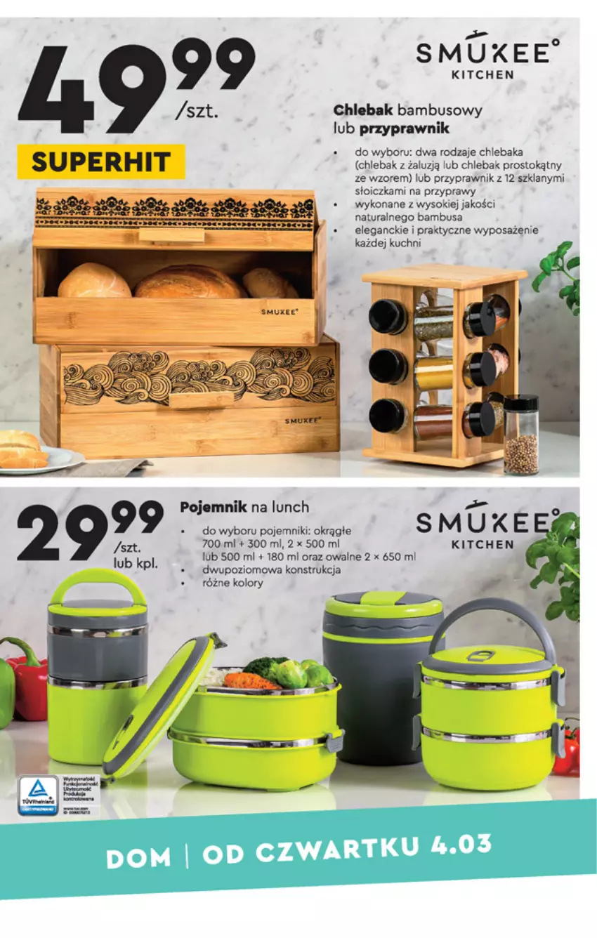 Gazetka promocyjna Biedronka - Okazje tygodnia - ważna 01.03 do 06.03.2021 - strona 31 - produkty: Chleb, Chlebak, Pojemnik, Pojemnik na lunch, Przyprawy, Sok