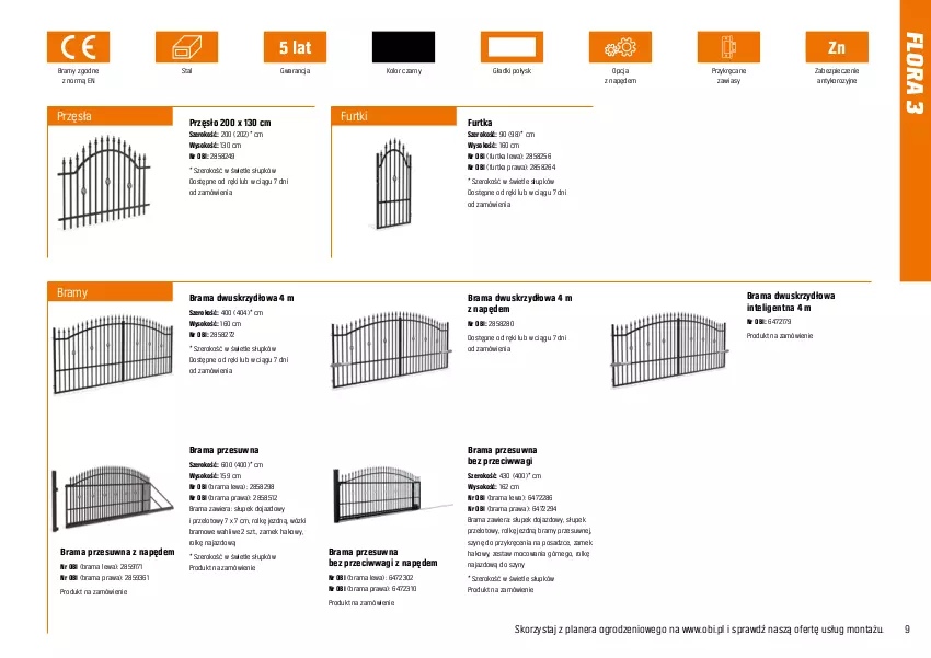 Gazetka promocyjna Obi - Gazetka OBI - ważna 01.10.2022 do 31.05.2023 - strona 9 - produkty: Flora, Intel, Piec, Rama, Słupek, Sok, Szyny, Wagi