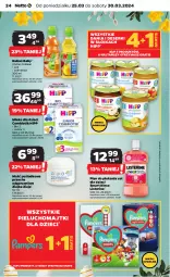 Gazetka promocyjna Netto - Artykuły spożywcze - Gazetka - ważna od 30.03 do 30.03.2024 - strona 24 - produkty: HiPP, Sok, Ser, Gra, Listerine, Majtki, Ziajka, Płyn do płukania, Ziaja, Dzieci, Kubuś, Deser, Pieluchomajtki, Woda, Mleko dla dzieci, Mleko