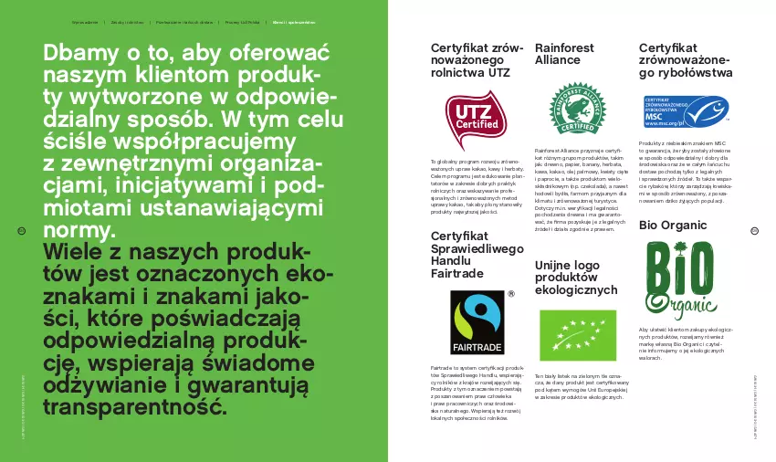 Gazetka promocyjna Lidl - Lidl Polska - ważna 01.01.2019 do 31.12.2030 - strona 64 - produkty: Banany, Czekolada, Fa, Gra, Herbata, Kakao, Kawa, Kwiaty cięte, Olej, Papier, Rolnik, Ryba, Stek, Tran