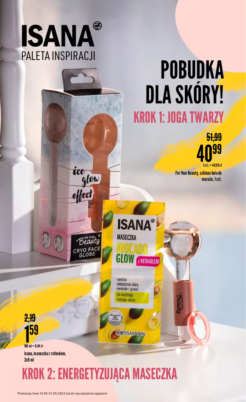 Gazetka promocyjna Rossmann - ważna 16.05 do 31.05.2022 - strona 2 - produkty: For Your Beauty, Isana, LANA