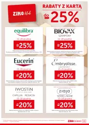 Gazetka promocyjna Ziko - Gazetka Ziko Dermo - Gazetka - ważna od 28.12 do 28.12.2022 - strona 15 - produkty: Ser, Biovax, Embryolisse, Iwostin, Szampon, Ziaja