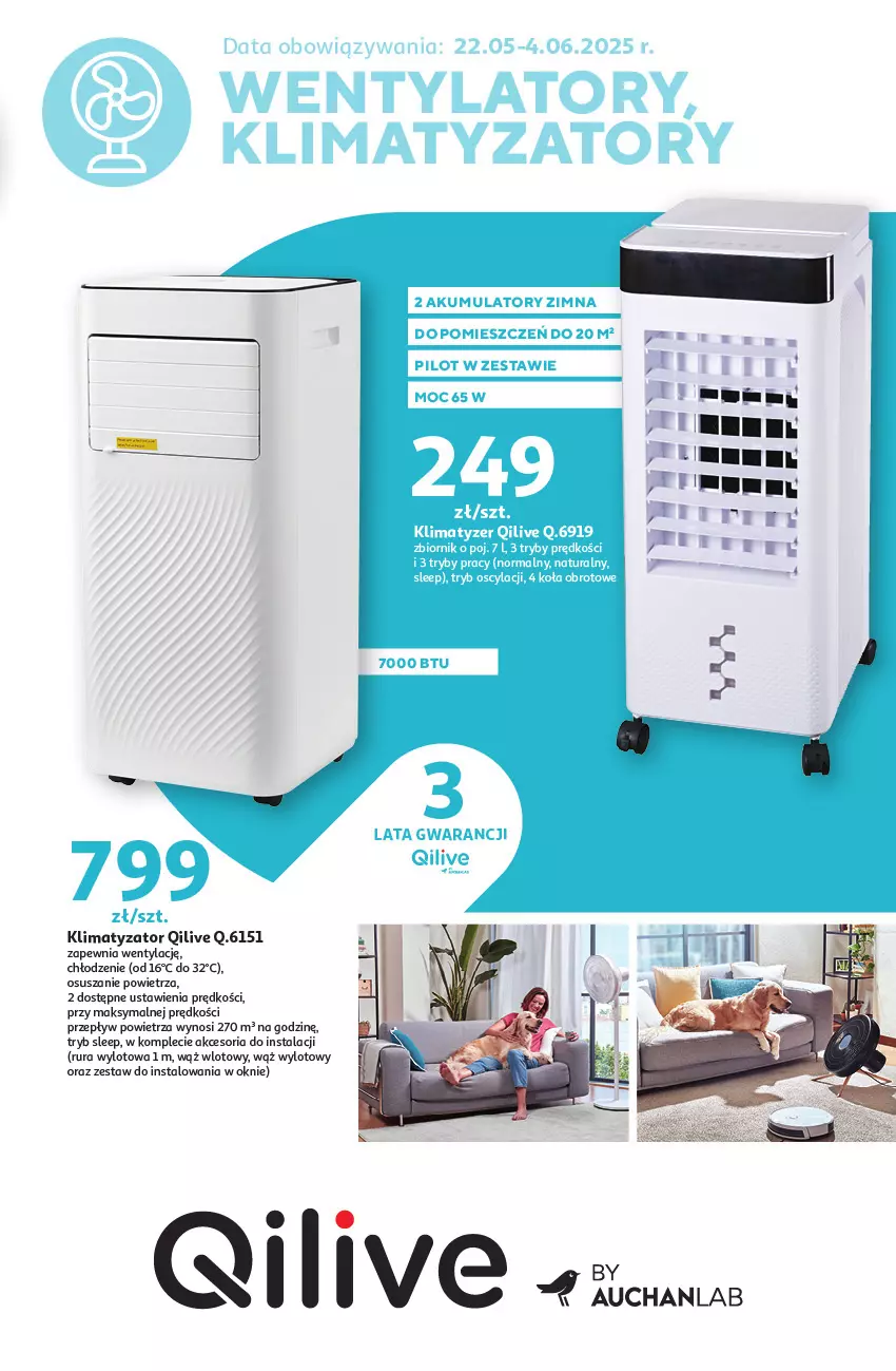 Gazetka promocyjna Auchan - Gazetka Wentylatory Hipermarket Auchan - ważna 22.05 do 04.06.2025 - strona 1 - produkty: Rura