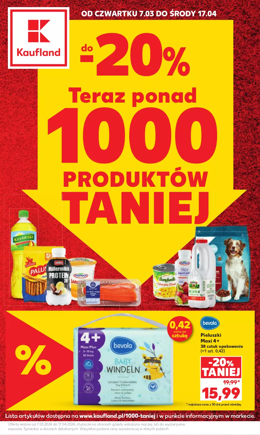 Gazetka promocyjna Kaufland - Kaufland - ważna 07.03 do 17.04.2024 - strona 1 - produkty: Tera