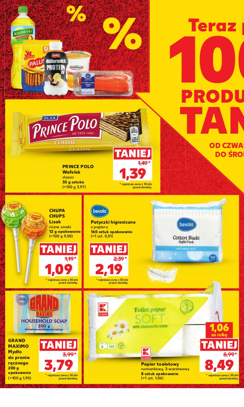 Gazetka promocyjna Kaufland - Kaufland - ważna 07.03 do 17.04.2024 - strona 6 - produkty: Chupa Chups, Gra, Mydło, Papier, Papier toaletowy, Prince Polo, Rum, Tera, Wafelek