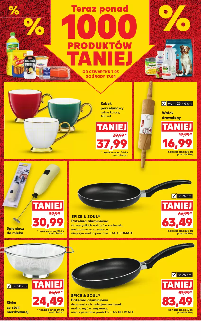 Gazetka promocyjna Kaufland - Kaufland - ważna 07.03 do 17.04.2024 - strona 8 - produkty: Kubek, Patelnia, Por, Sitko, Tera, Wałek