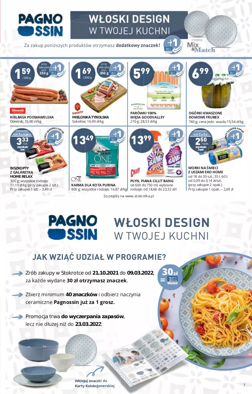 Gazetka promocyjna Stokrotka - Market - ważna 05.01 do 12.01.2022 - strona 7 - produkty: Biszkopty, Gra, Klej, Mielonka tyrolska