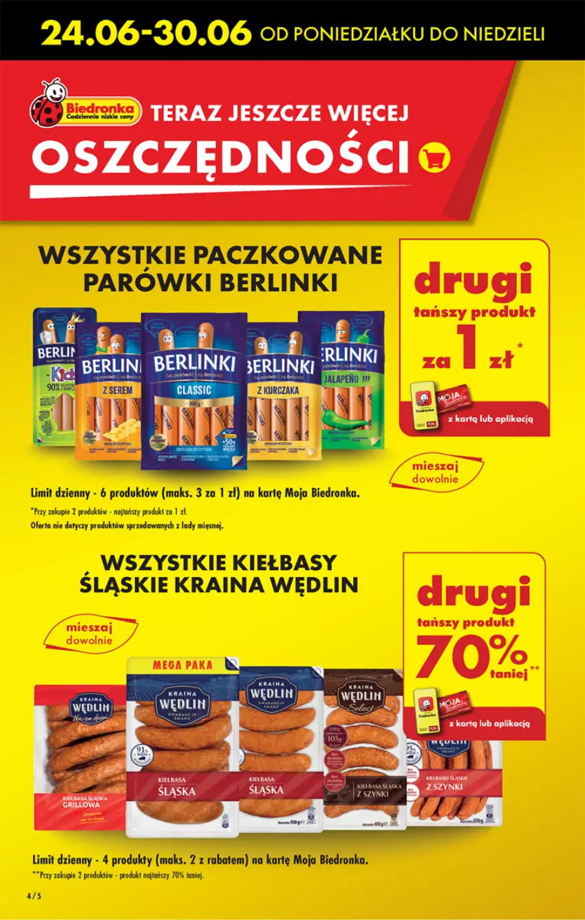 Gazetka promocyjna Biedronka - Od poniedzialku - ważna 24.06 do 29.06.2024 - strona 4 - produkty: Berlinki, Dron