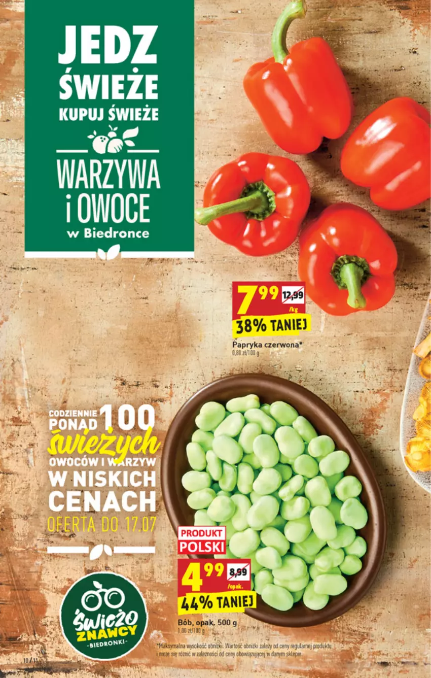 Gazetka promocyjna Biedronka - W tym tygodniu - ważna 15.07 do 21.07.2021 - strona 10 - produkty: Dron, Owoce, Papryka, Papryka czerwona