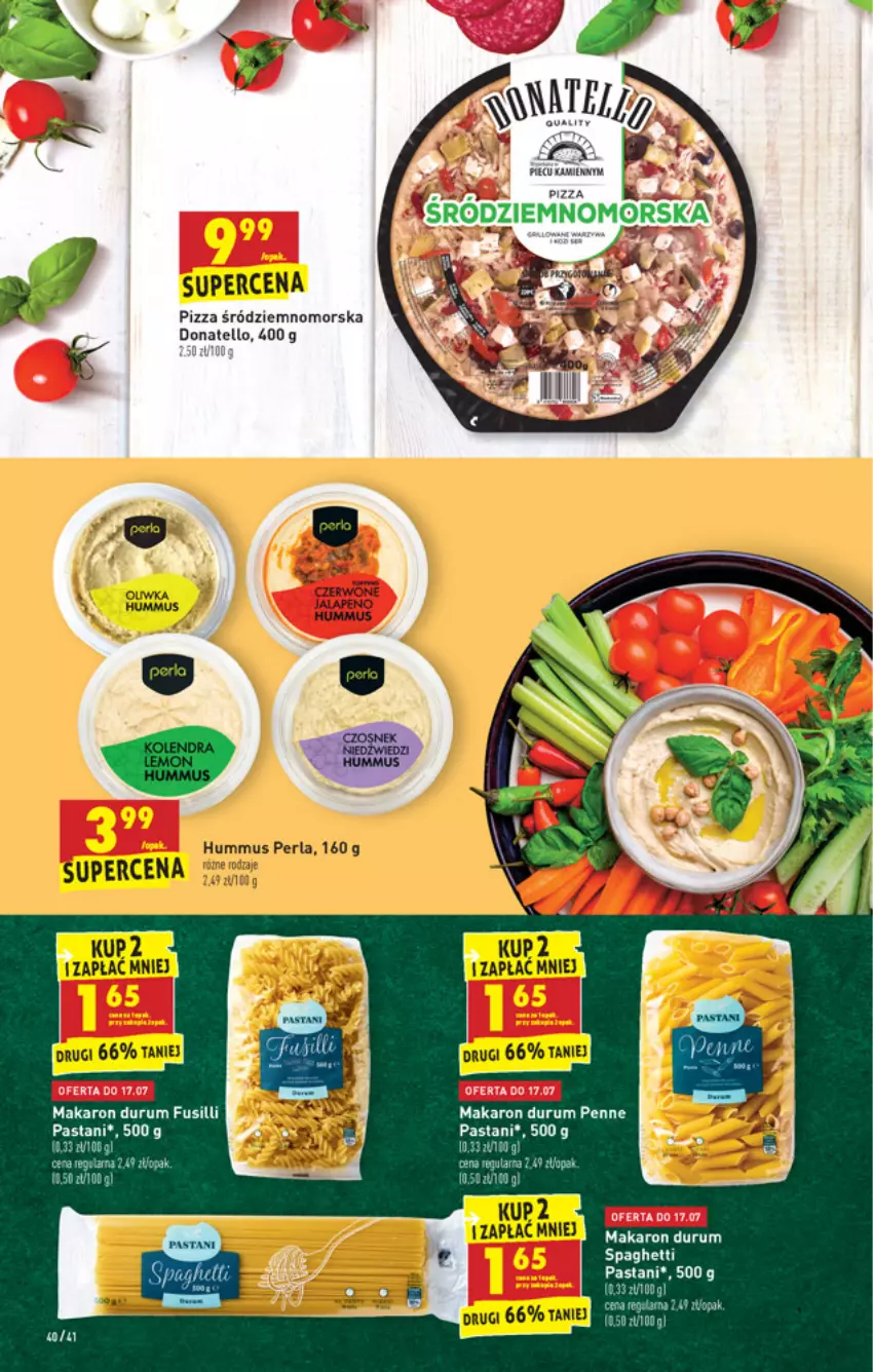 Gazetka promocyjna Biedronka - W tym tygodniu - ważna 15.07 do 21.07.2021 - strona 40 - produkty: Fa, Hummus, Makaron, Mus, Pizza, Rum, Spaghetti