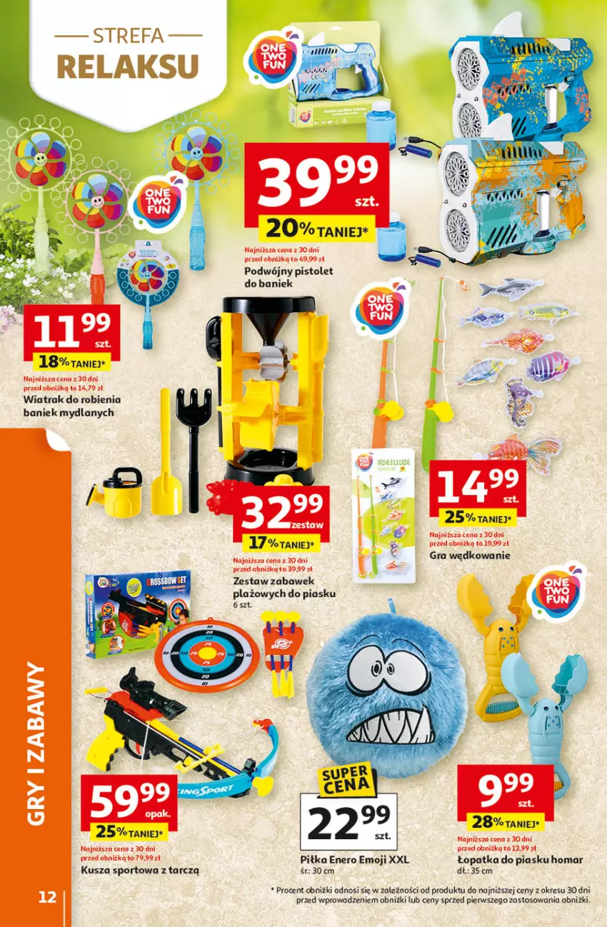 Gazetka promocyjna Auchan - Gazetka 30 Lat Hipermarket Auchan - ważna 09.04 do 15.04.2026 - strona 12 - produkty: Fa, Gra, Pistolet, Por, Sport