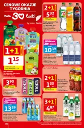 Gazetka promocyjna Auchan - Gazetka 30 Lat Hipermarket Auchan - Gazetka - ważna od 15.04 do 15.04.2026 - strona 30 - produkty: Napój energetyczny, Ice tea, Mirinda, Pepsi, Tiger, Aloe vera, Napój gazowany, Kubuś, Woda, Napój