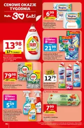 Gazetka promocyjna Auchan - Gazetka 30 Lat Hipermarket Auchan - Gazetka - ważna od 15.04 do 15.04.2026 - strona 34 - produkty: Ludwik, Domestos, Gin, Ręcznik kuchenny, Zawieszki, Bref, Tablet, Ręcznik, Rolki, Płyn do wc, Fairy, Zmywarki, Tabletki do zmywarki, Fa