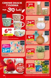 Gazetka promocyjna Auchan - Gazetka 30 Lat Hipermarket Auchan - Gazetka - ważna od 15.04 do 15.04.2026 - strona 38 - produkty: Ser, AEG, Serwetki, Taca, Wazon, Karafka, Roślina sztuczna, Szklanka