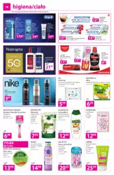 Gazetka promocyjna Hebe - Gazetka - Gazetka - ważna od 21.09 do 21.09.2022 - strona 10 - produkty: Gillette Venus, Emulsja, Naturell, Ser, Rum, Pur, Palmolive, Płyn do płukania jamy ustnej, Neutrogena, Dezodorant, Szczoteczka do zębów, Pasta do zębów, Wilkinson Sword, Krem do ciała, Końcówki do szczoteczk, Venus, Szynka, Serum, Płyn do płukania, Aloe vera, Chusteczki, Smoothie, Podpaski, Gillette, Maszynka, Nike, Zapas mydła w płynie, Maszynka do golenia, Lirene, Colgate, Maska, Sensodyne, Nivea, Szczoteczka, Akumulator, Naturella, LG