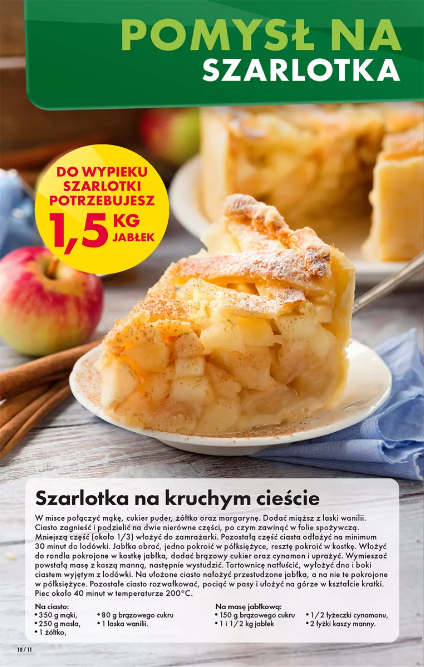 Gazetka promocyjna Biedronka - W tym tygodniu - ważna 24.11 do 30.11.2022 - strona 10 - produkty: Cukier, Cukier puder, Jabłka, Piec, Puder, Szarlotka