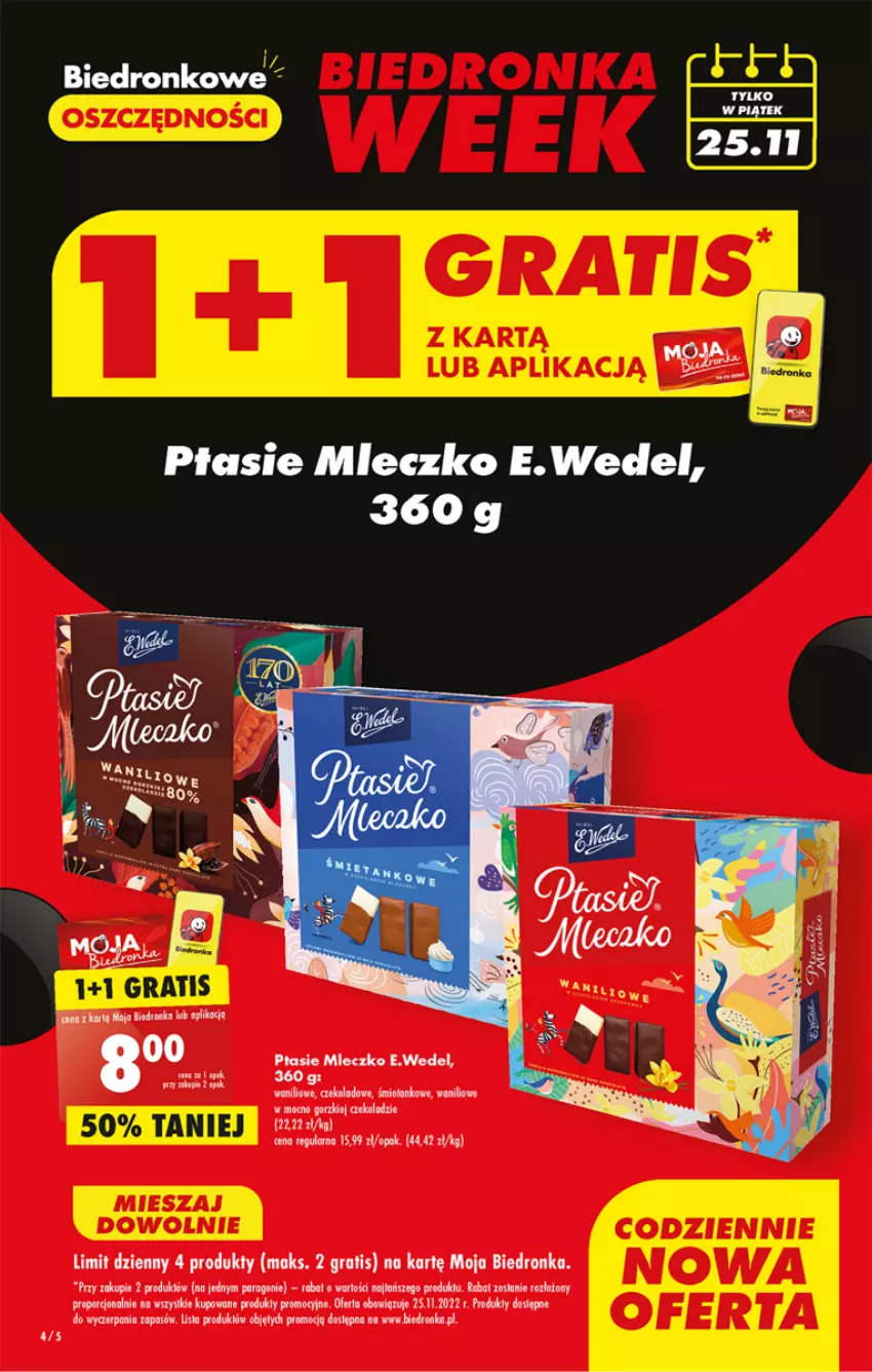 Gazetka promocyjna Biedronka - W tym tygodniu - ważna 24.11 do 30.11.2022 - strona 4 - produkty: Dron, Gra, Mleczko, Por, Ptasie mleczko