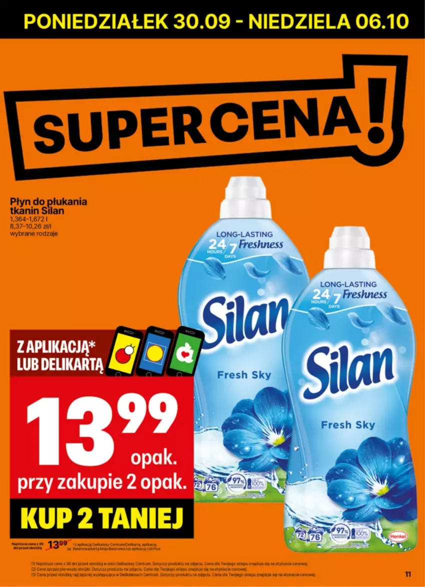 Gazetka promocyjna Delikatesy Centrum - NOWA GAZETKA Delikatesy Centrum od 30 września! 30.09-06.10.2024 - ważna 30.09 do 06.10.2024 - strona 11 - produkty: Dron, Płyn do płukania, Rum, Silan