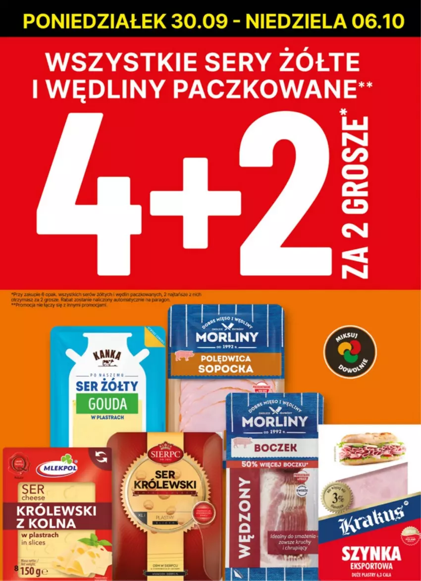 Gazetka promocyjna Delikatesy Centrum - NOWA GAZETKA Delikatesy Centrum od 30 września! 30.09-06.10.2024 - ważna 30.09 do 06.10.2024 - strona 8 - produkty: Królewski, Morliny, Ser