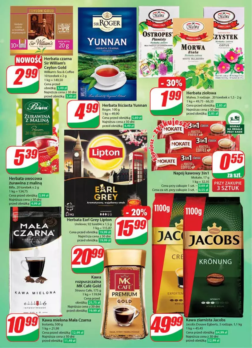 Gazetka promocyjna Dino - Gazetka 48 - ważna 28.11 do 05.12.2023 - strona 6 - produkty: Earl Grey, Herbata, Herbata czarna, Kawa, Napój, Ostropes, Stek