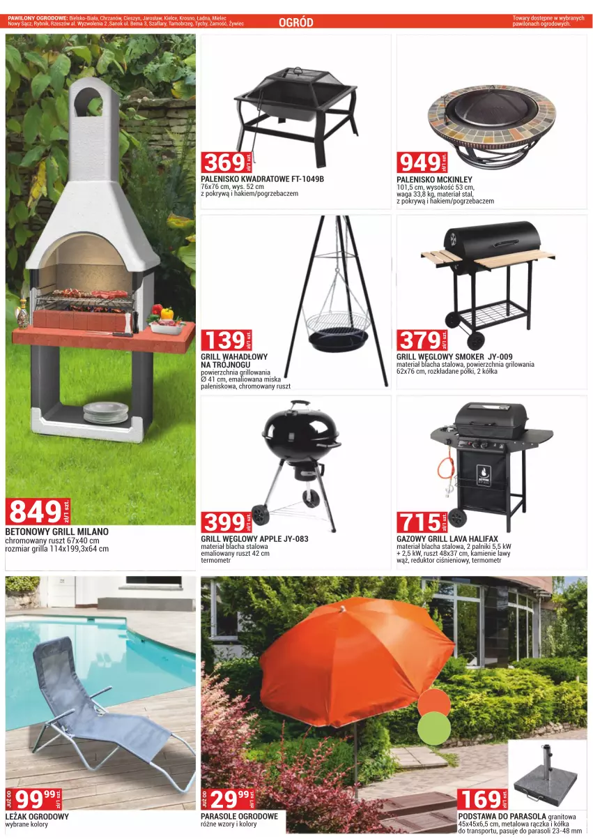 Gazetka promocyjna Merkury Market - ważna 01.06 do 30.06.2023 - strona 53 - produkty: Fa, Gra, Grill, Miska, Palenisko, Parasol, Por, Sok, Sport, Termometr, Tran, Waga