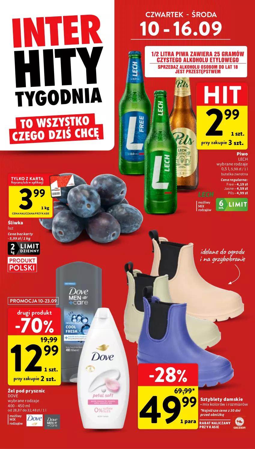 Gazetka promocyjna Intermarche - Gazetka Intermarche - ważna 10.09 do 16.09.2026 - strona 6 - produkty: Dove, Piwo, Sztyblety