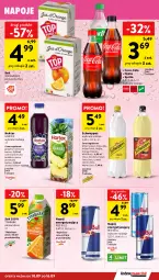 Gazetka promocyjna Intermarche - Gazetka Intermarche - Gazetka - ważna od 16.09 do 16.09.2026 - strona 29 - produkty: Top, Sok, Por, Red Bull, Ananas, Coca-Cola, Napoje, Schweppes, Rubin, Tymbark, Fanta, Sprite, Napój, Nektar, Grejpfrut, Hortex, Fa