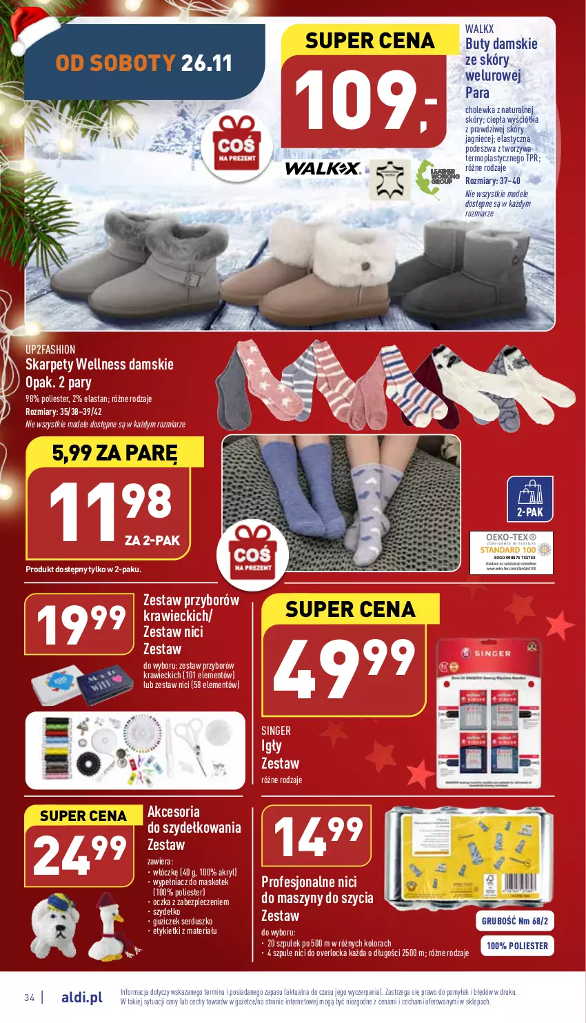 Gazetka promocyjna Aldi - Pełny katalog - ważna 21.11 do 26.11.2022 - strona 34 - produkty: Buty, Fa, Karp, Kotek, Mop, Piec, Ser, Szyny