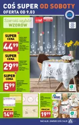 Gazetka promocyjna Aldi - Artykuły przemysłowe i tekstylia - Gazetka - ważna od 09.03 do 09.03.2024 - strona 7 - produkty: Ser, Mars, Firana, Bieżnik, Obrus, Fa