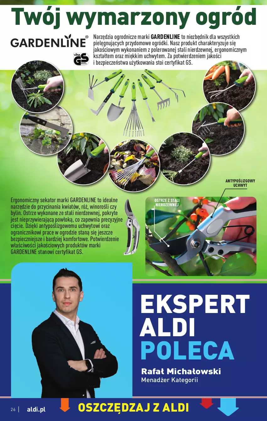 Gazetka promocyjna Aldi - Pełny katalog - ważna 27.02 do 04.03.2023 - strona 26 - produkty: Fa, Gra, Ogród, Piec, Sekator, Wino