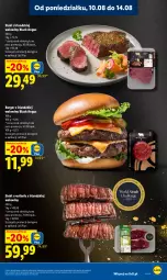 Gazetka promocyjna Lidl - Gazetka ważna od 10.08 do 11.08 - Gazetka - ważna od 11.08 do 11.08.2026 - strona 53 - produkty: Stek, Lack, Burger, Rostbef